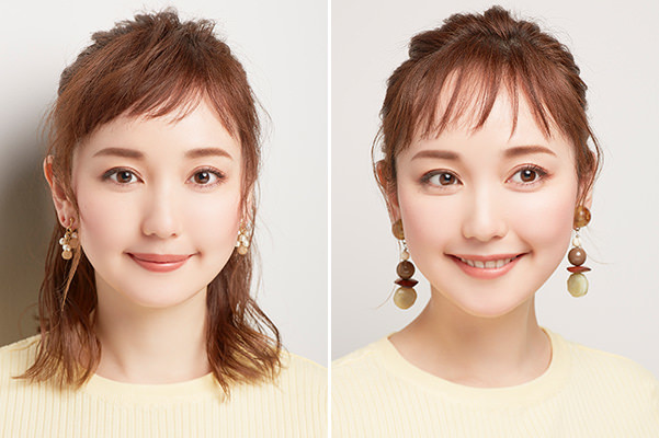 丸顔解消ヘアアレンジ ハーフアップ まとめ髪のやり方 シャープに見せるテクニックって 美容の情報 ワタシプラス 資生堂