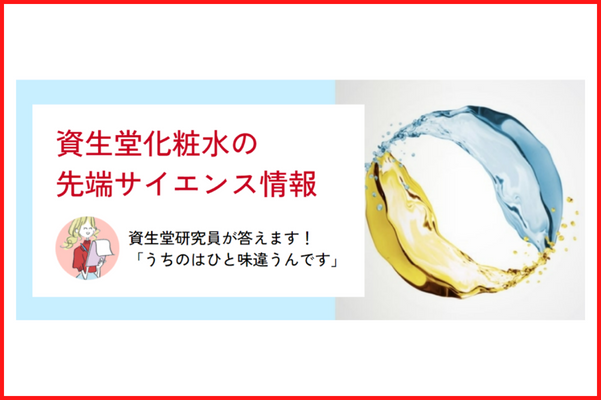 資生堂化粧水の先端サイエンス情報