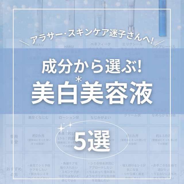 美白美容液大全