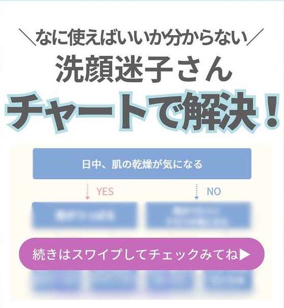 洗顔迷子さん必見！　チャートで解決！