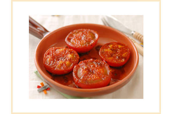 【シミ・そばかす＆ハリ・小ジワ対策レシピ】トマトのソース焼き
