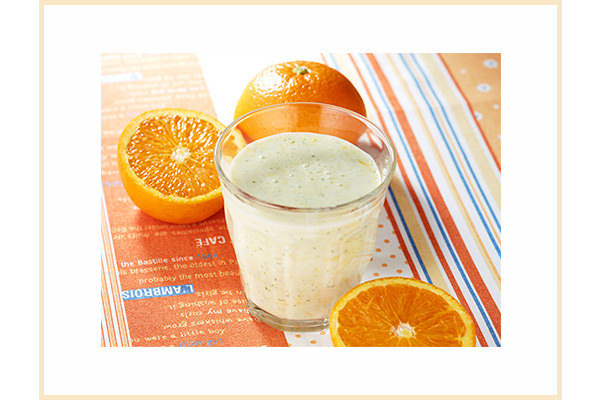 【クマ対策レシピ】オレンジとヨーグルトのジュース
