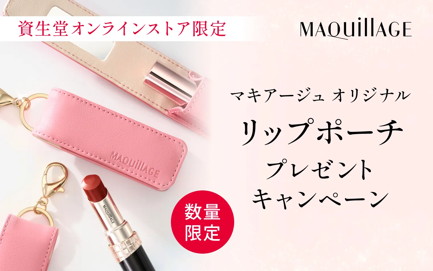 エントリーの上ご購入条件達成で、リップポーチプレゼント！