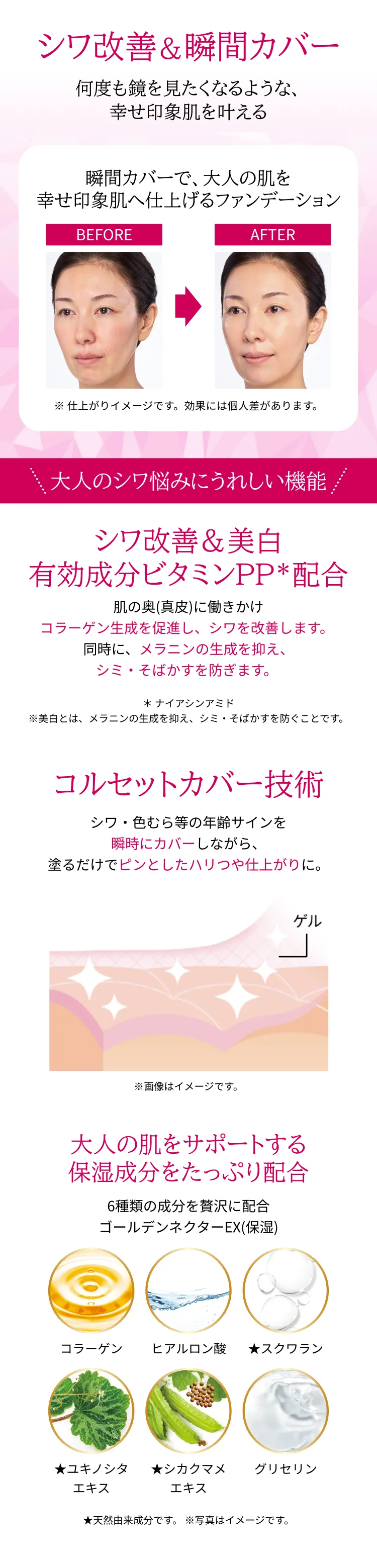 プリオール｜薬用 リンクル美コルセットファンデーション