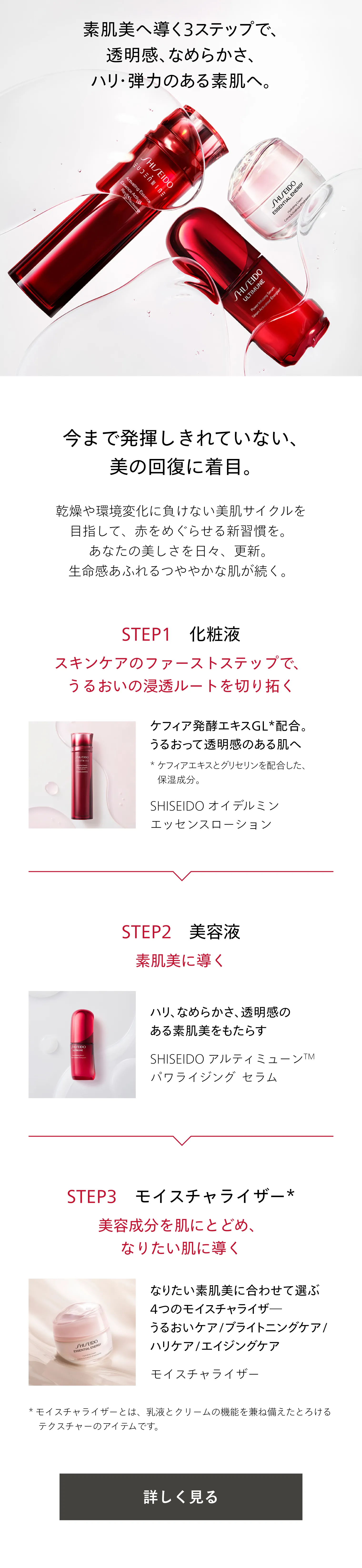 エッセンシャル キット｜トライアル ・ 旅行用｜SHISEIDO アルティ