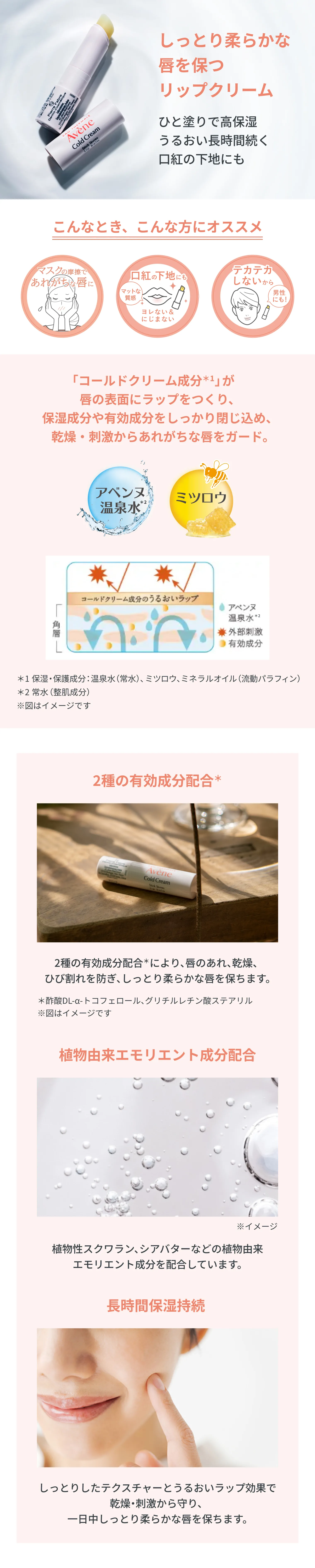 アベンヌ｜薬用リップケア モイスト｜リップクリーム ・ 唇ケア 