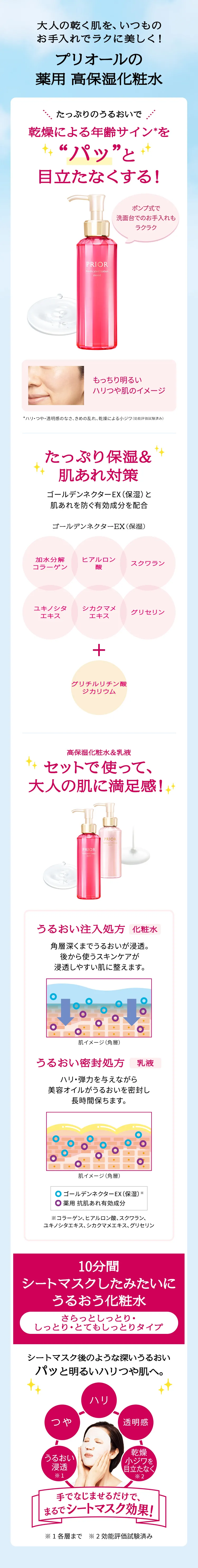 薬用 高保湿化粧水 （つめかえ用）｜化粧水 ・ ローション
