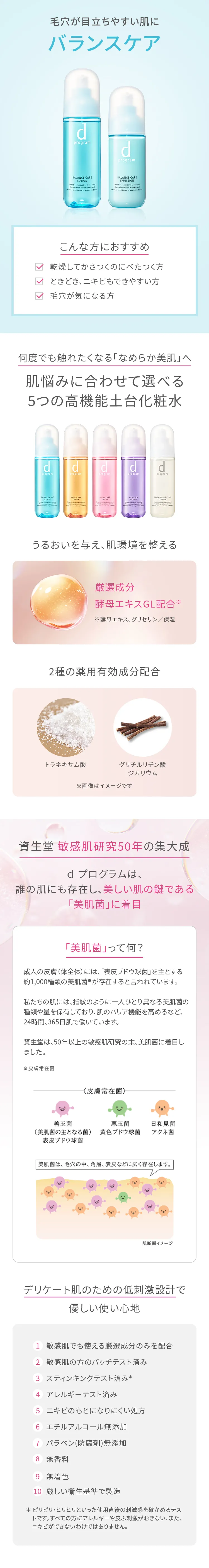 バランスケア エマルジョン MB｜乳液｜d プログラム｜資生堂