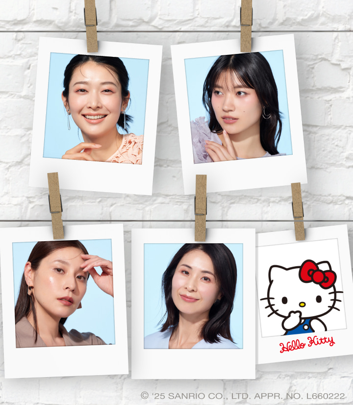 ハローキティと楽しむ大人のサマーメイク