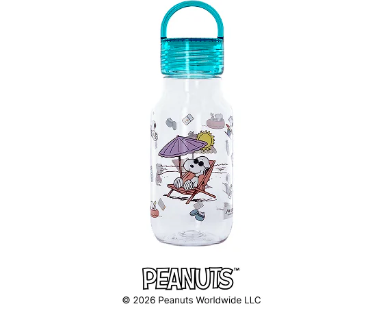 オリジナルクリアボトル画像 PEANUTSロゴ