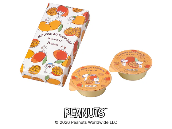 ムース オ フロマージュ/ソースマング2個入 PEANUTSロゴ