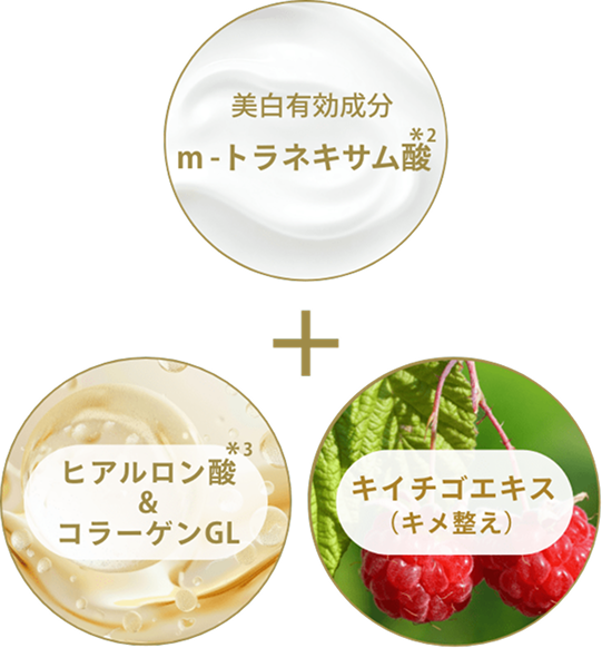 スキンケア&トーンアップ効果