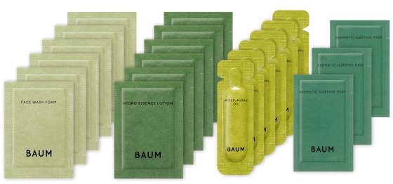 BAUMの３つの香りを試せる なくなり次第終了