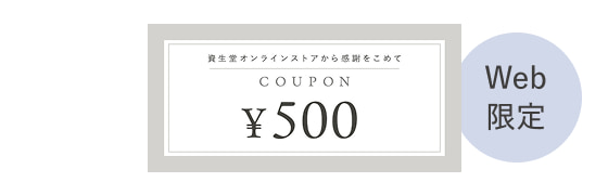 Web限定 500円クーポン