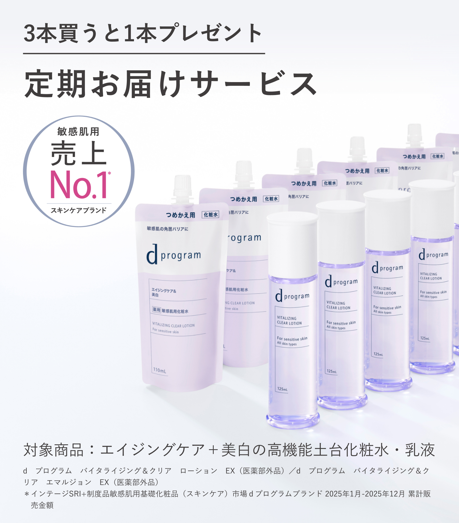 dプログラム バイタライジング＆クリア 定期お届けサービス