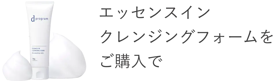 エッセンスインクレンジングフォームをご購入で