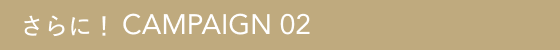 さらに！CAMPAIGN 02