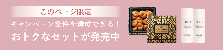 このページ限定 キャンペーン条件を達成できる！おトクなセットが発売中