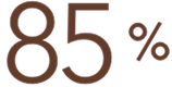 85%