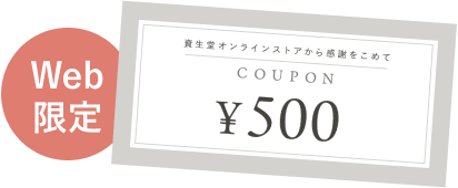 Web限定 500円クーポン