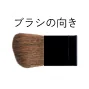 ブラシの向き