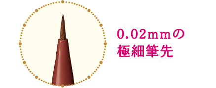 0.02mmの 極細筆先 商品画像