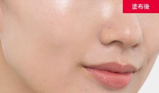 塗布後