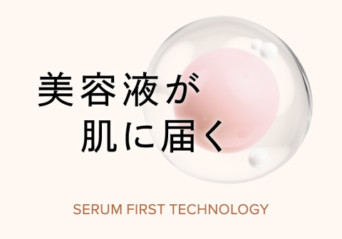 美容液が肌に届く SERUM FIRST NETWORK TECHNOLOGY