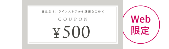 Web限定 500円クーポン