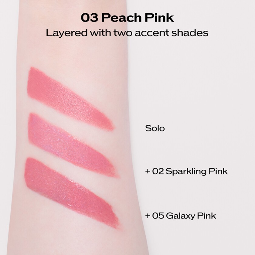 03 Peach Pink Layered with two accent shades