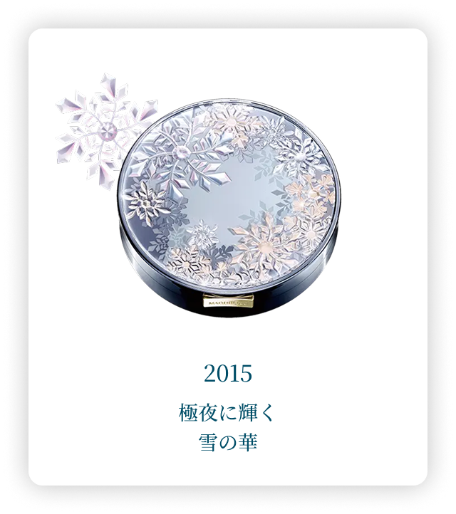 2015 極夜に輝く雪の華