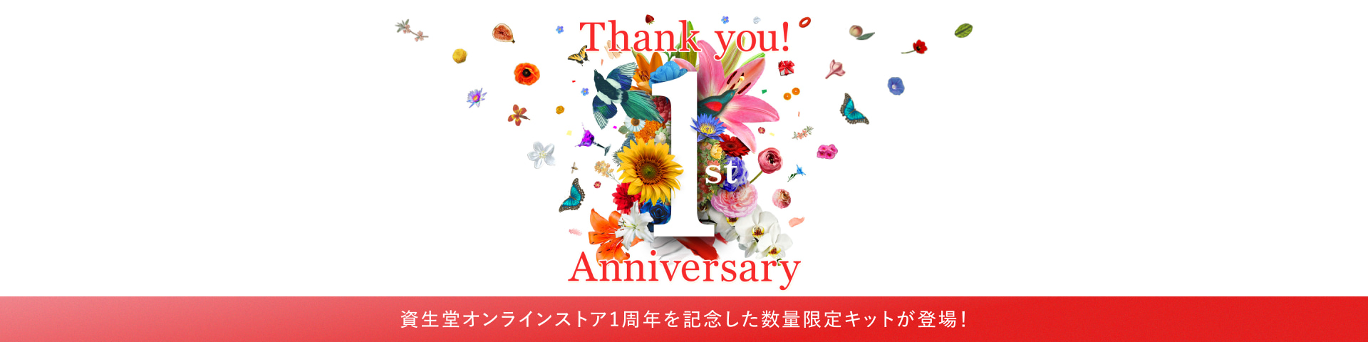 資生堂オンラインストア誕生1周年記念
