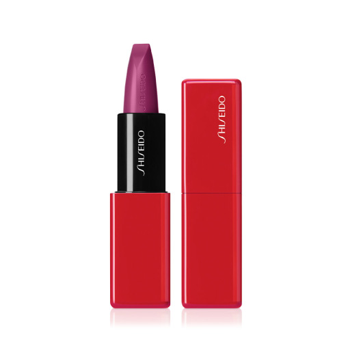 写真：SHISEIDO メーキャップ　テクノサテン　ジェル　リップスティック　423 Purple Glitch